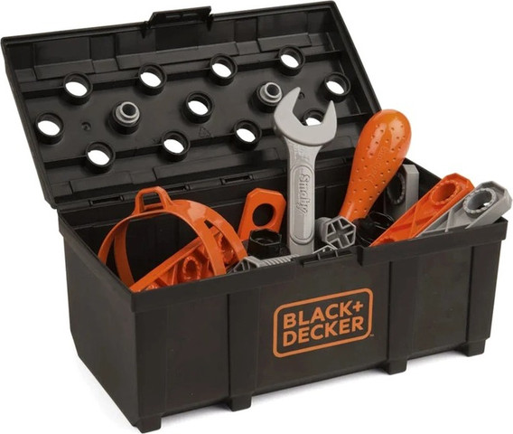 ארגז כלי עבודה לילדים 34 חלקים בלאק אנד דקר Black&Decker