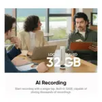 ⁦רמקול ועידה חכם Insta360 Wave — הקלטת AI⁩ – תמונה ⁦9⁩
